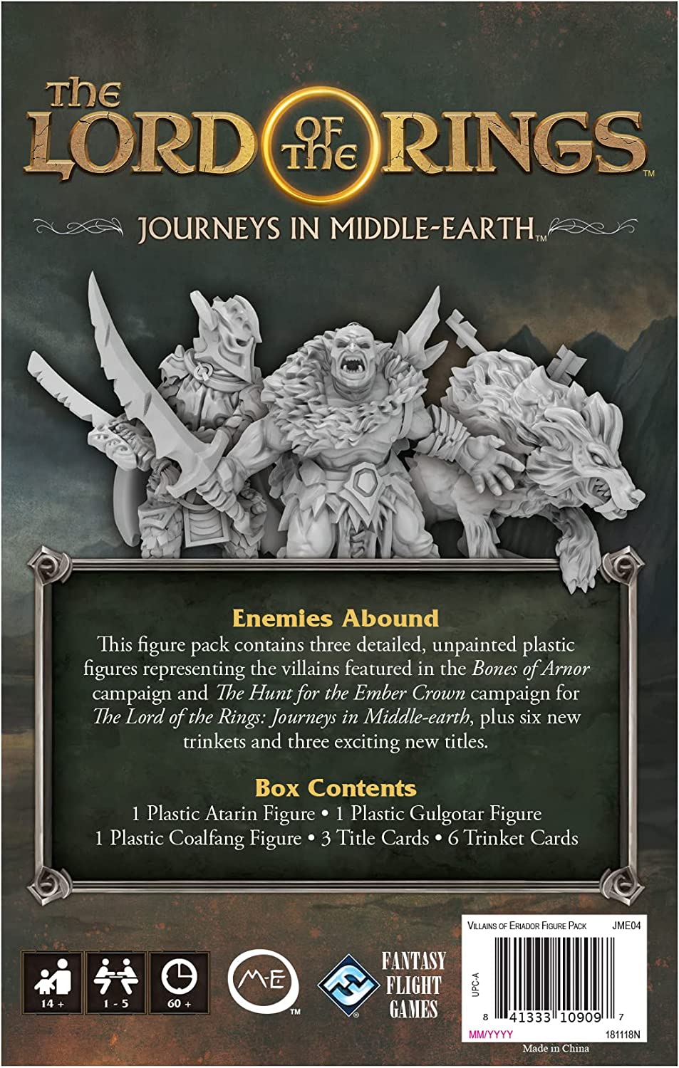 The Lord of the Rings : Journeys in Middle-earth - Villains of Eriador Figure Pack